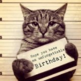 Birthday book cover